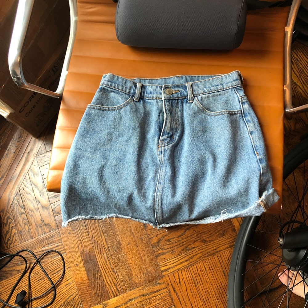 Brandy Melville Denim Miniskirt